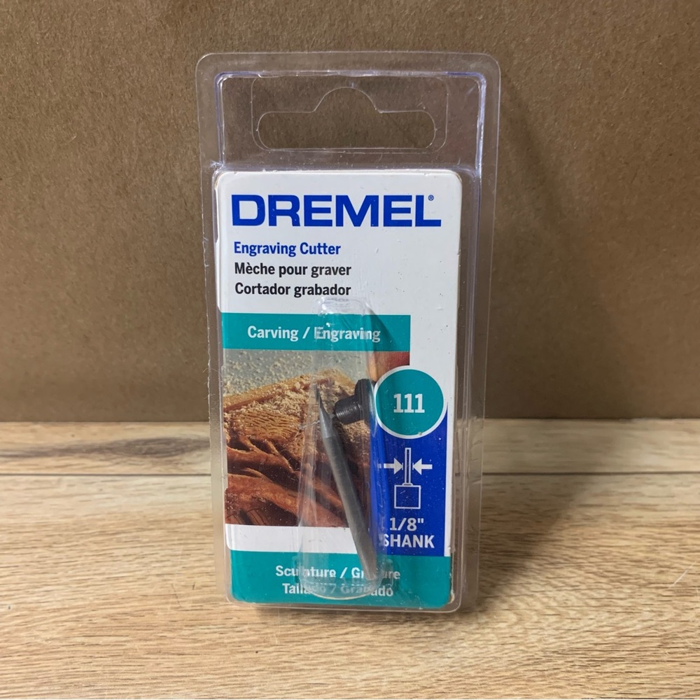 New! Dremel Engraving Cutter Carving 111 1/8” Shank Bit